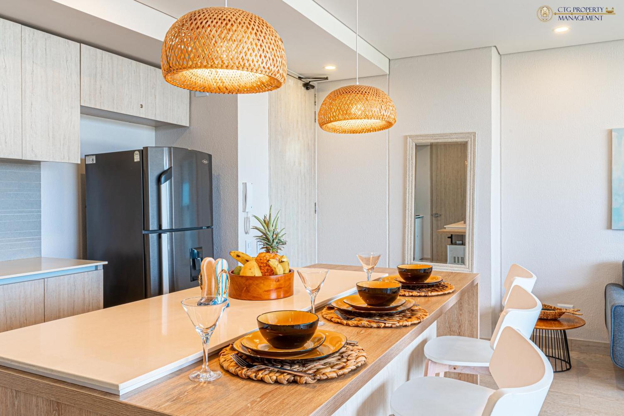 Martinique Cartagena - Apartamentos A Corta Caminata De Playa Azul Buitenkant foto