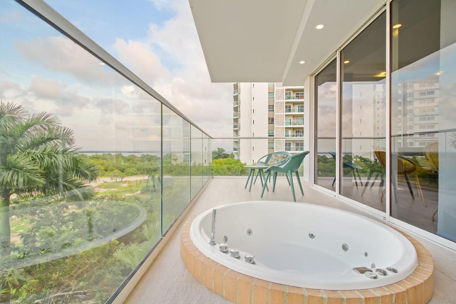 Martinique Cartagena - Apartamentos A Corta Caminata De Playa Azul Buitenkant foto