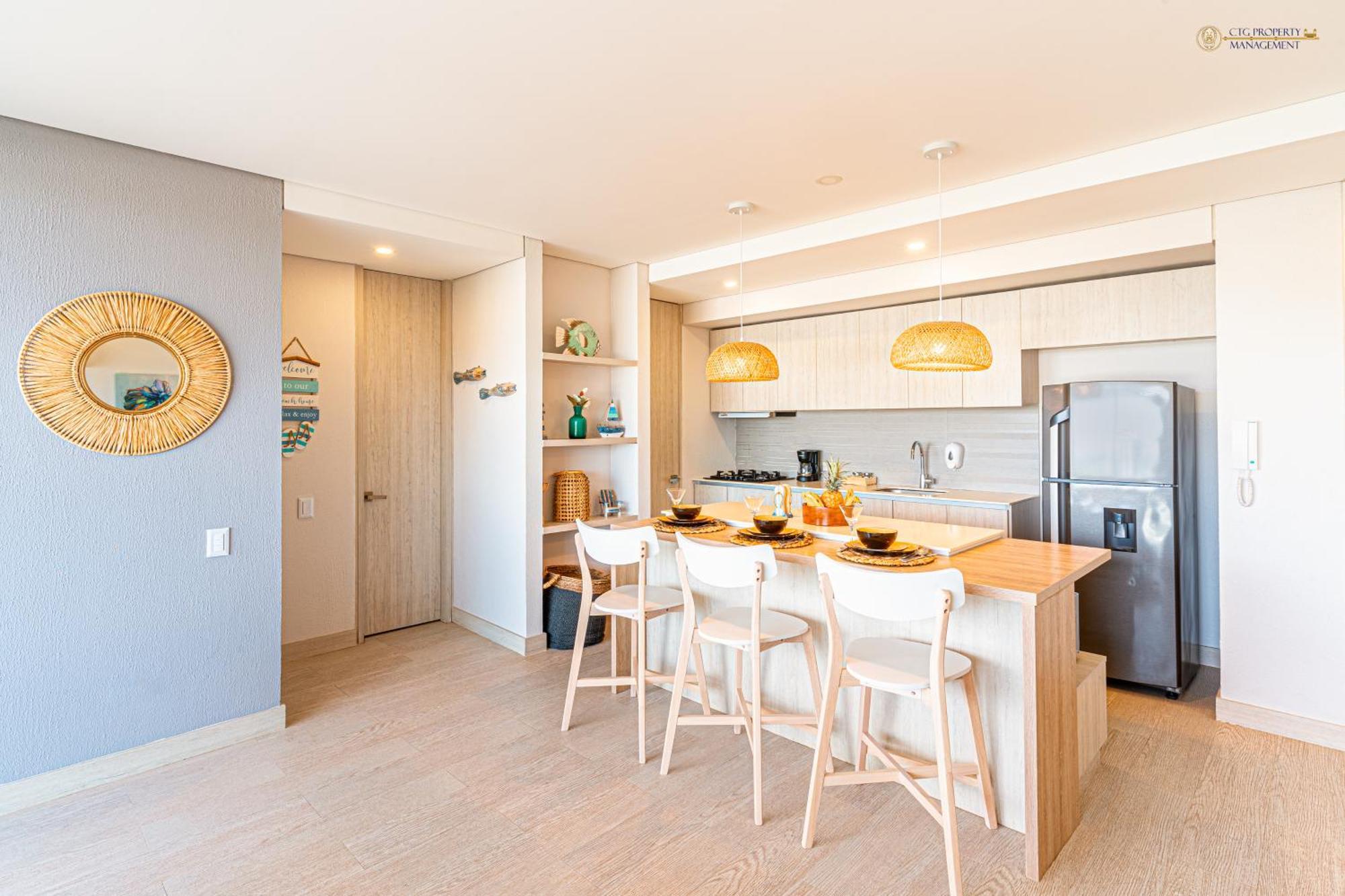 Martinique Cartagena - Apartamentos A Corta Caminata De Playa Azul Buitenkant foto