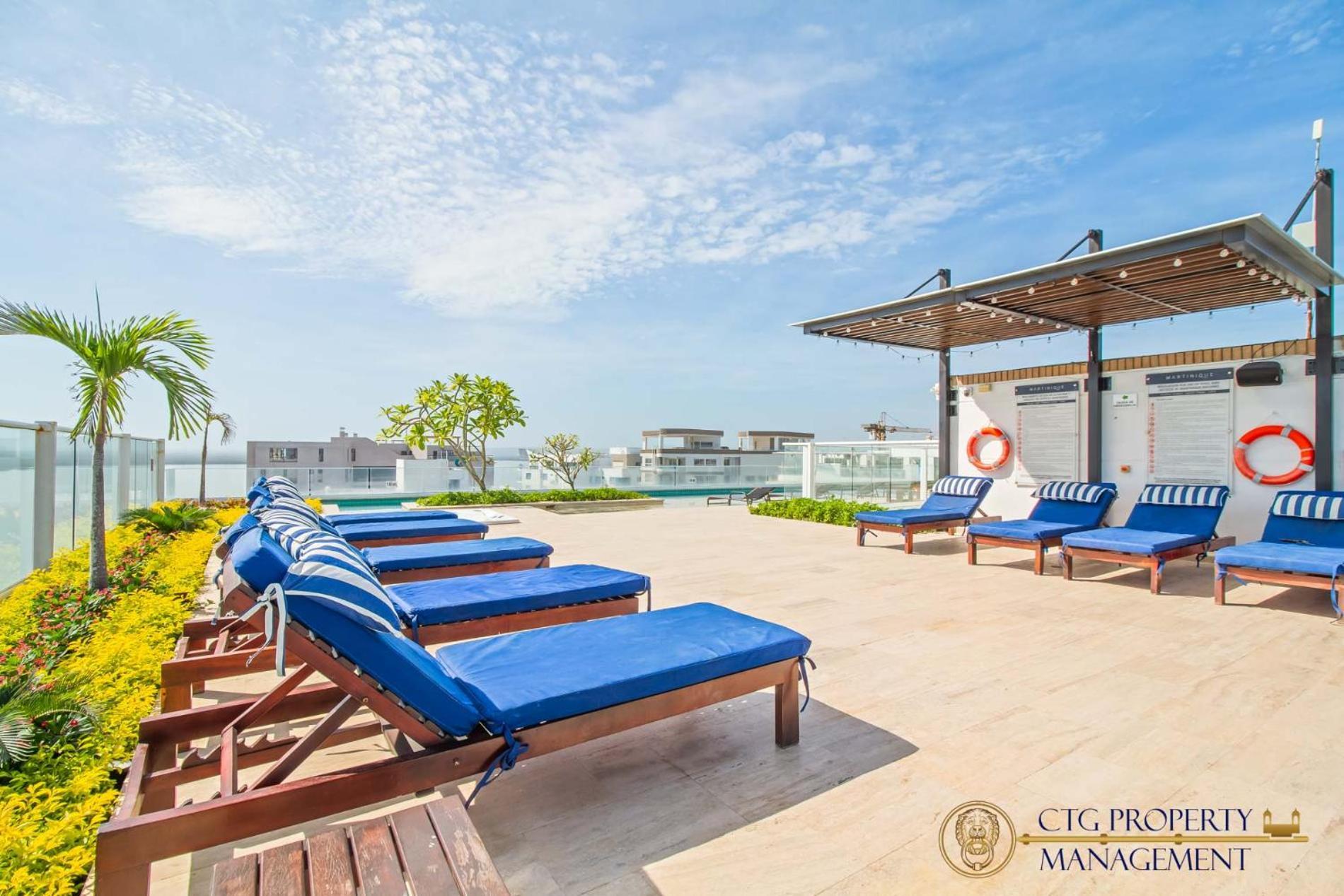 Martinique Cartagena - Apartamentos A Corta Caminata De Playa Azul Buitenkant foto